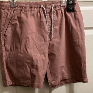 Nwt Micheal Brandon men’s Xl Drawstring Shorts in Dusty Rose